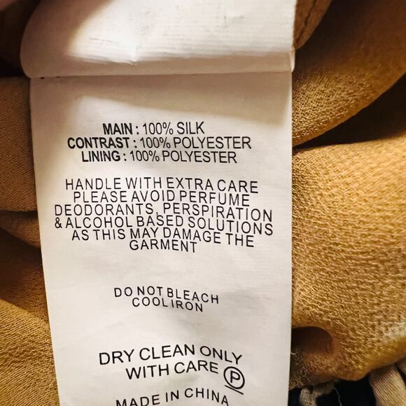 Nicholas Silk Leopard Print Ruched Dress Size 0 Brown - Picture 7 of 10